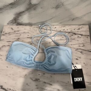 DKNY multiway blue bikini top NEW WITH TAGS